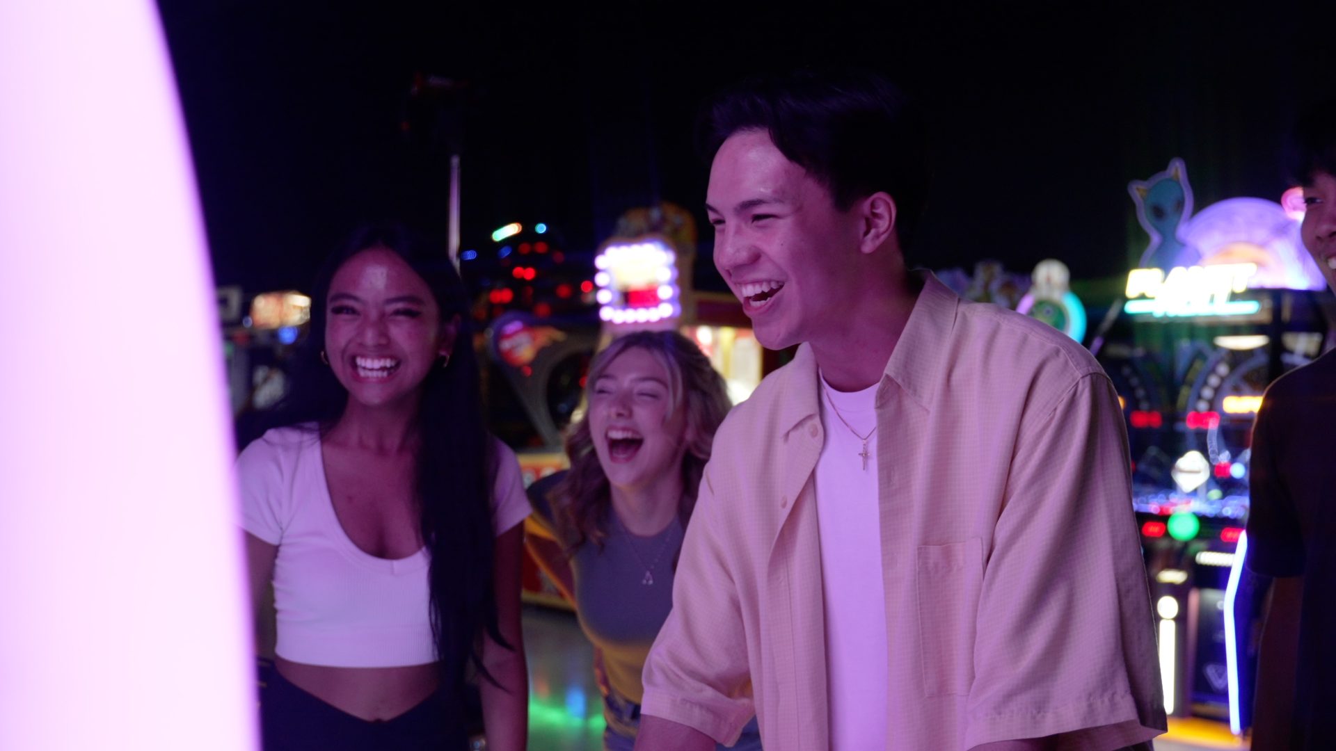 Kids playing on Arcade